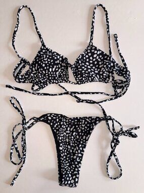 Black and White bikini